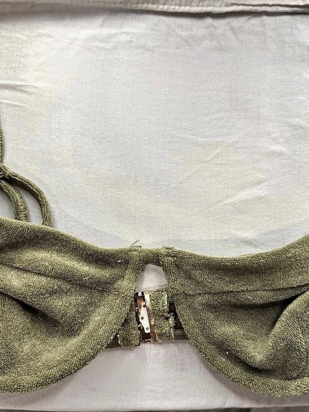 La Vinn Green Bikini Top Size Small